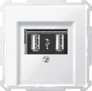 SM - USB зарядка для портативных устройств, активный-белый