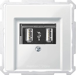 SM - USB зарядка для портативных устройств, полярно-белый